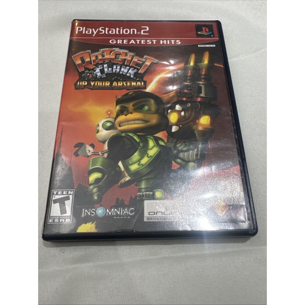 Ratchet & Clank Up Your Arsenal / PlayStation 2 PS2 / Clean And Tested W/ Manual